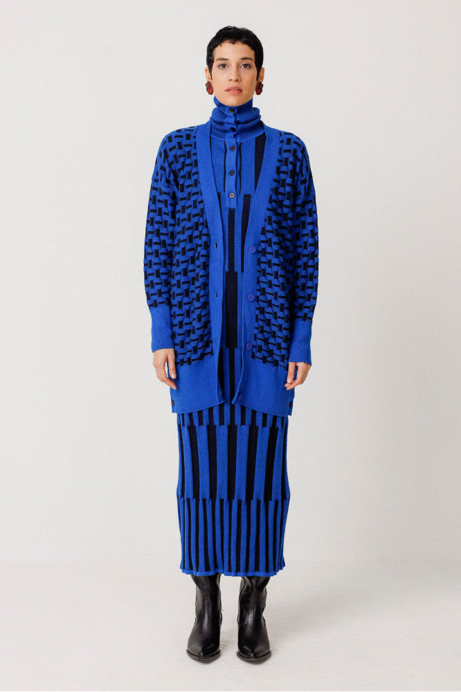 SKFK Dogartze Sweater Indigo Blue