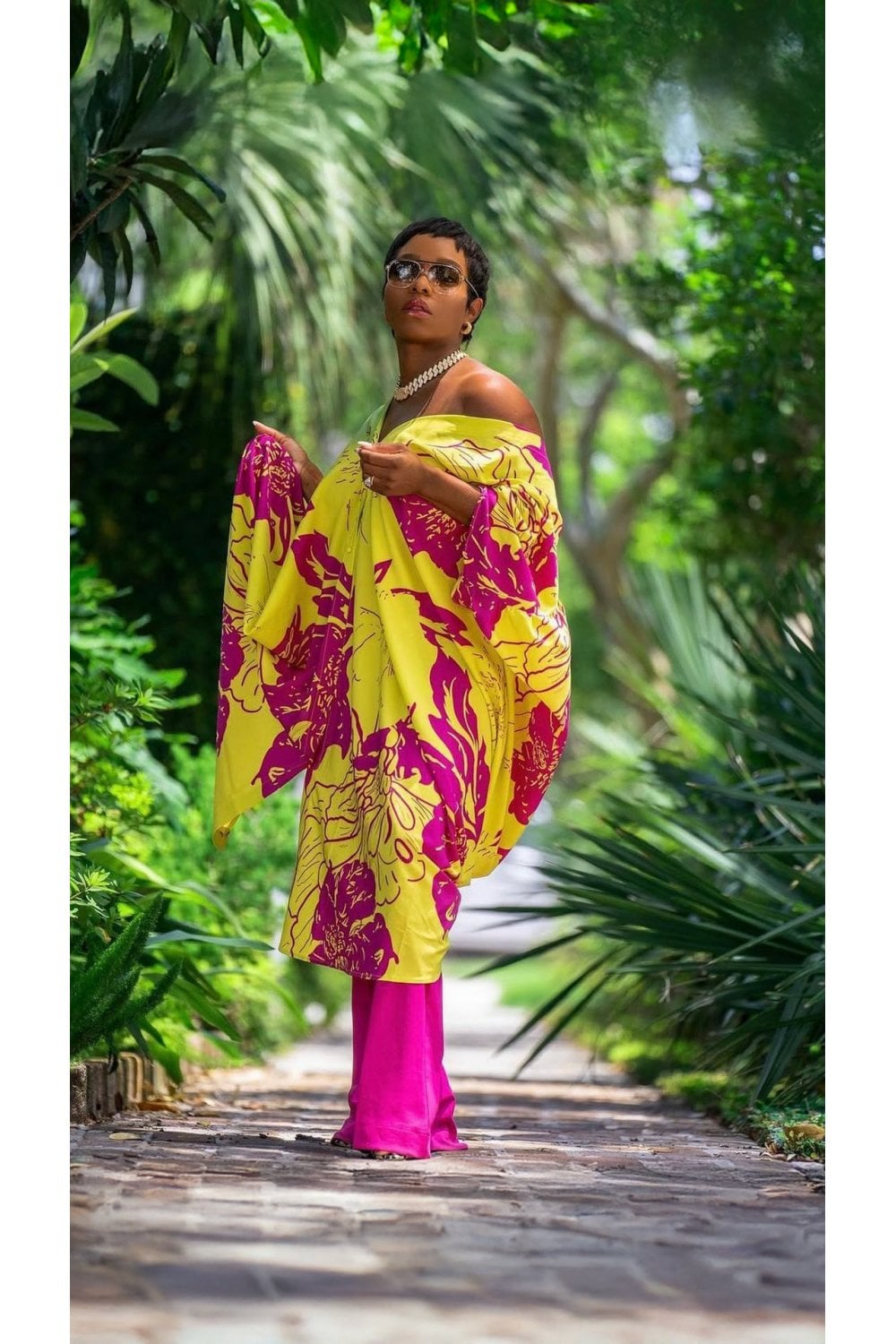 Floral Maxi Kimono Dress
