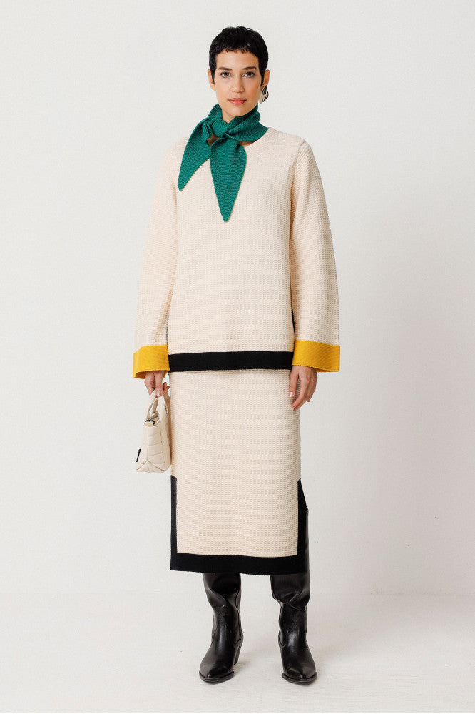 SKFK Lihuri Sweater Cream
