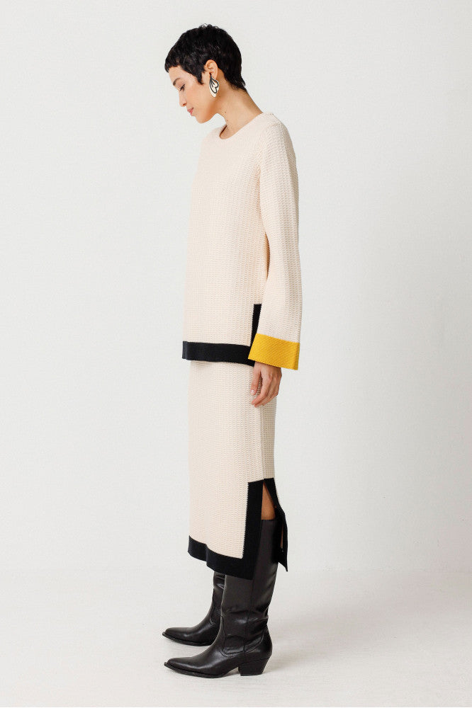 SKFK Lihuri Sweater Cream