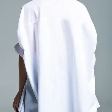 Oversized White Blouse