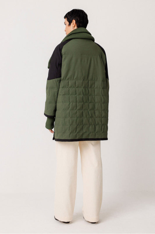 SKFK EDURRA Coat Deep Green