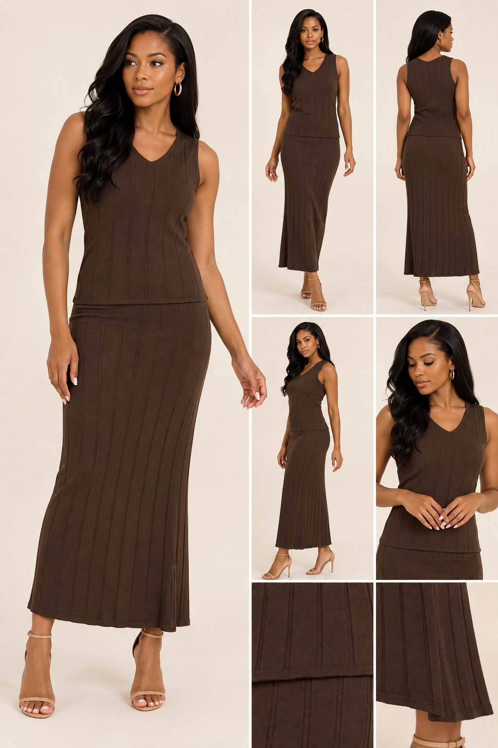 Knit Skirt Set
