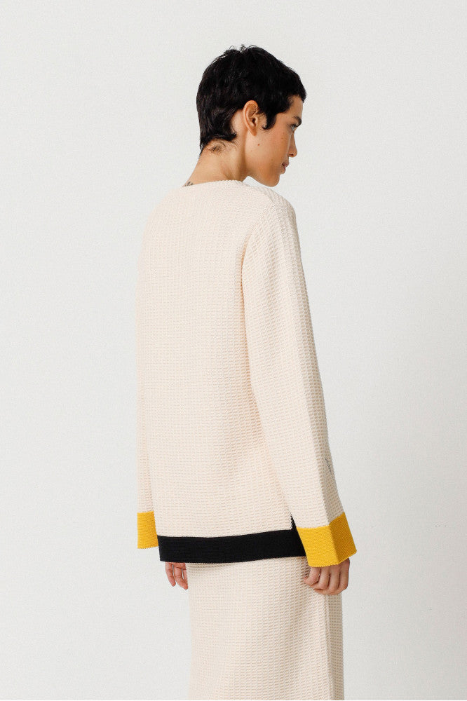 SKFK LIHURI Sweater Cream